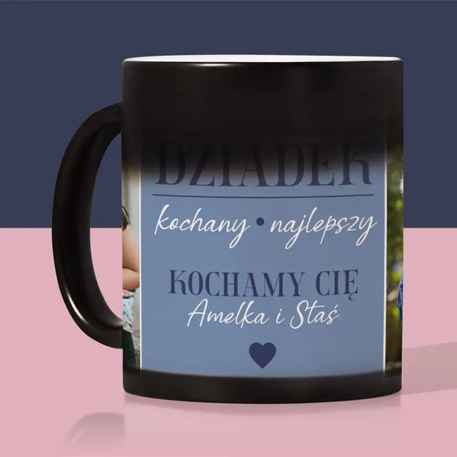 Fotokolaż: Kochany Dziadek - Kubek z Nadrukiem