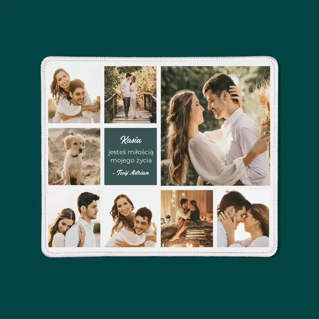 Fotokolaż: Miłosny - Podkładka Pod Myszkę