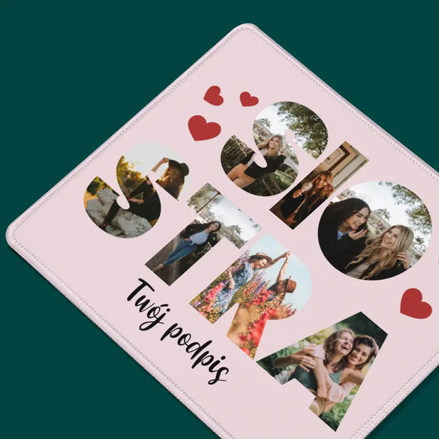 Słowo Ze Zdjęć: Siostra - Podkładka Pod Myszkę