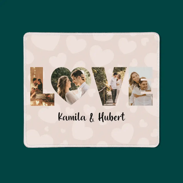 Słowo Ze Zdjęć: Love - Podkładka Pod Myszkę