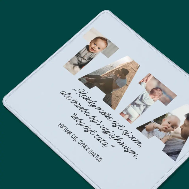 Słowo Ze Zdjęć: Mój Wyjątkowy Tata - Podkładka Pod Myszkę