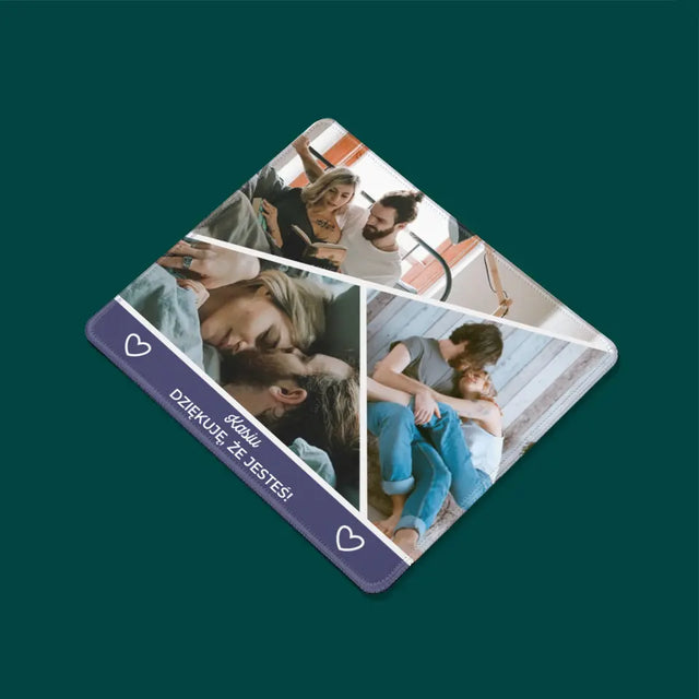 Fotokolaż: Dziękuję, Że Jesteś - Podkładka Pod Myszkę