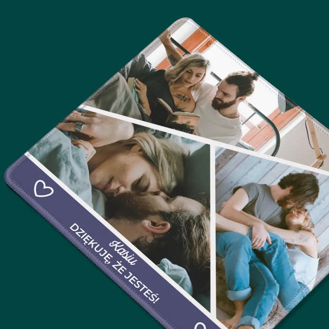 Fotokolaż: Dziękuję, Że Jesteś - Podkładka Pod Myszkę