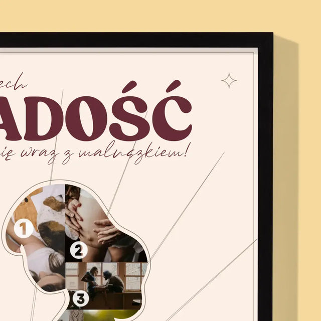 Kształt Ze Zdjęć: Radość - Wydruk Obramowany