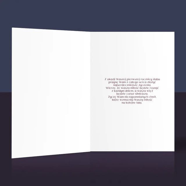 Mapa Miasta: Przeznaczenie - Kartka z Życzeniami