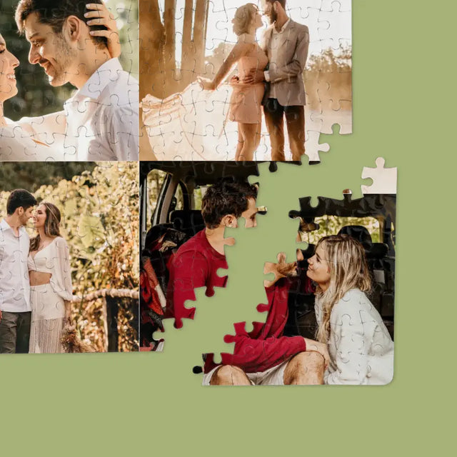 Fotokolaż: 4 Zdjęcia - Personalizowane Puzzle