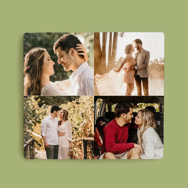 Fotokolaż: 4 Zdjęcia - Personalizowane Puzzle