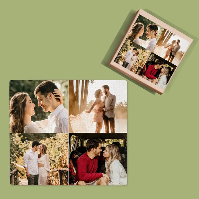 Fotokolaż: 4 Zdjęcia - Personalizowane Puzzle