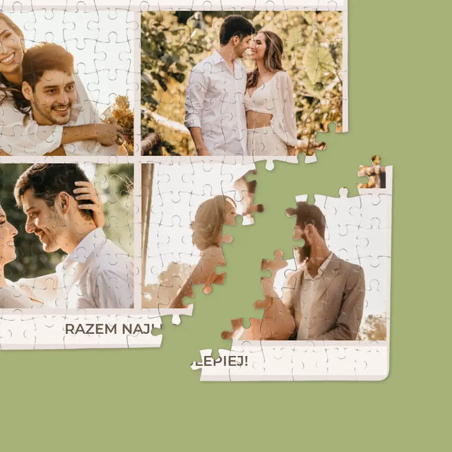 Fotokolaż: Razem Najlepiej - Personalizowane Puzzle