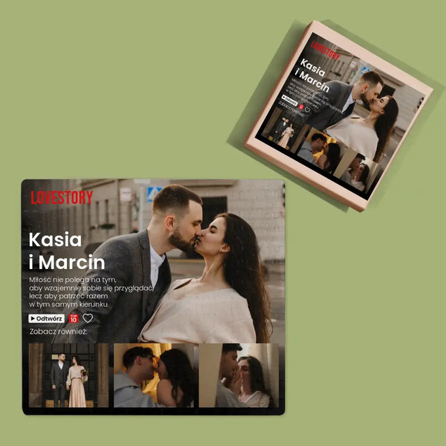 Fotokolaż: Miłosna Historia - Personalizowane Puzzle