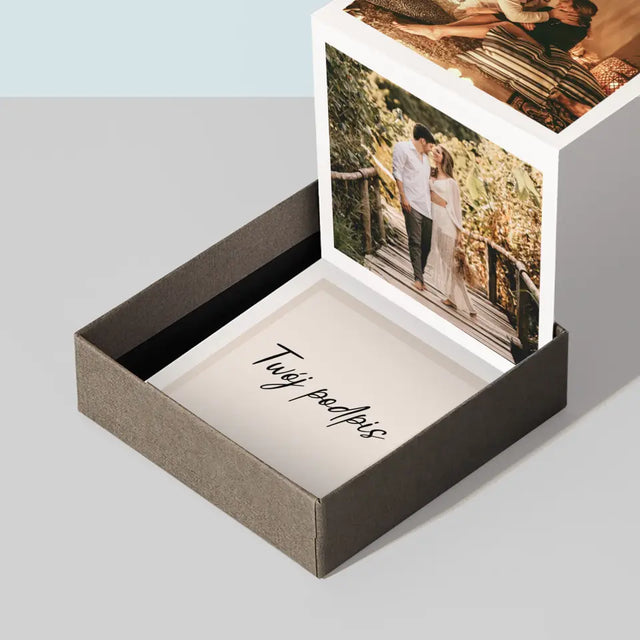 Fotokolaż: 3 Zdjęcia i Podpis - Zestaw Zdjęć Harmonijka