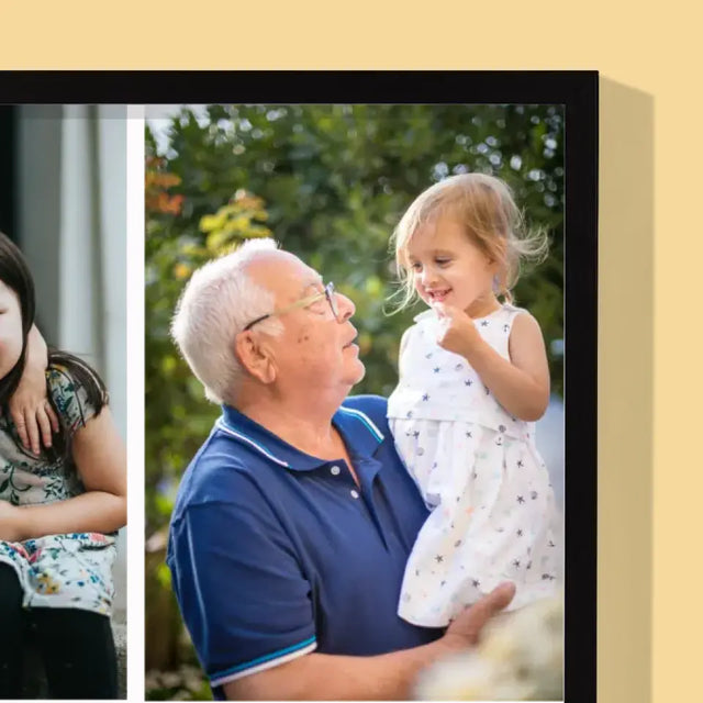 Fotokolaż: Kochany Dziadek - Wydruk Obramowany