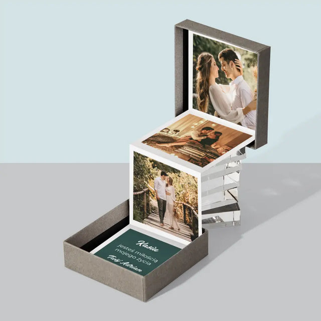 Fotokolaż: Miłosny - Zestaw Zdjęć Harmonijka