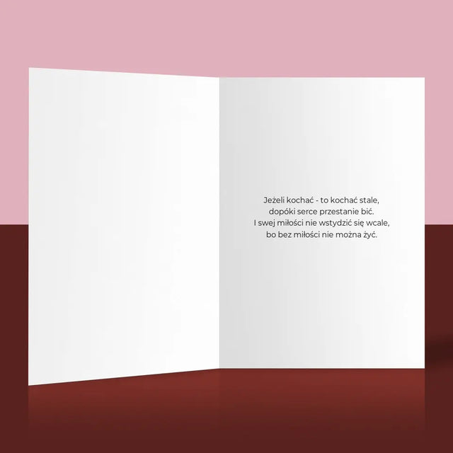 Fotokolaż: Miłosny - Kartka z Życzeniami