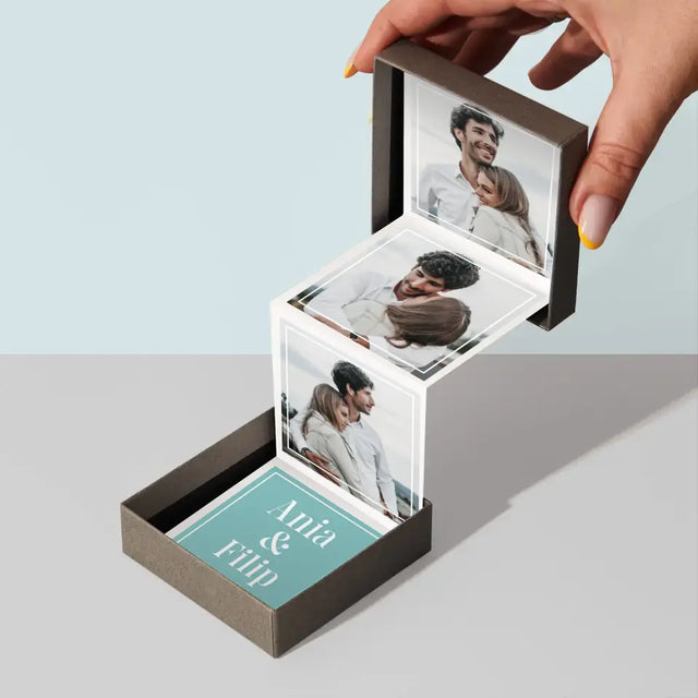 Fotokolaż: Para Imiona - Zestaw Zdjęć Harmonijka