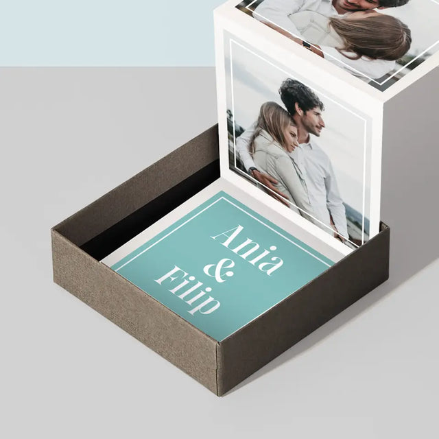 Fotokolaż: Para Imiona - Zestaw Zdjęć Harmonijka