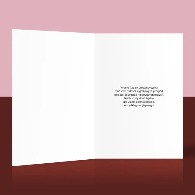 Fotokolaż: Urodzinowy - Kartka z Życzeniami