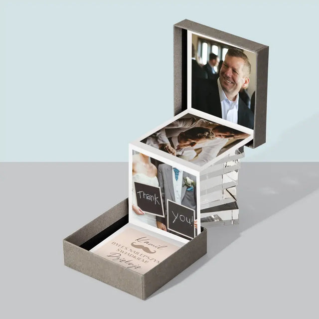 Fotokolaż: Dziękuję! Dla Świadka - Zestaw Zdjęć Harmonijka