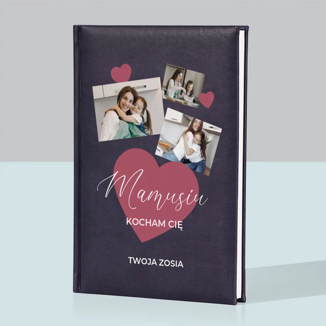 Fotokolaż: Mamusia - Notes Książkowy z Nadrukiem