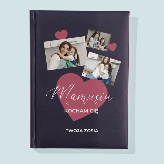 Fotokolaż: Mamusia - Notes Książkowy z Nadrukiem