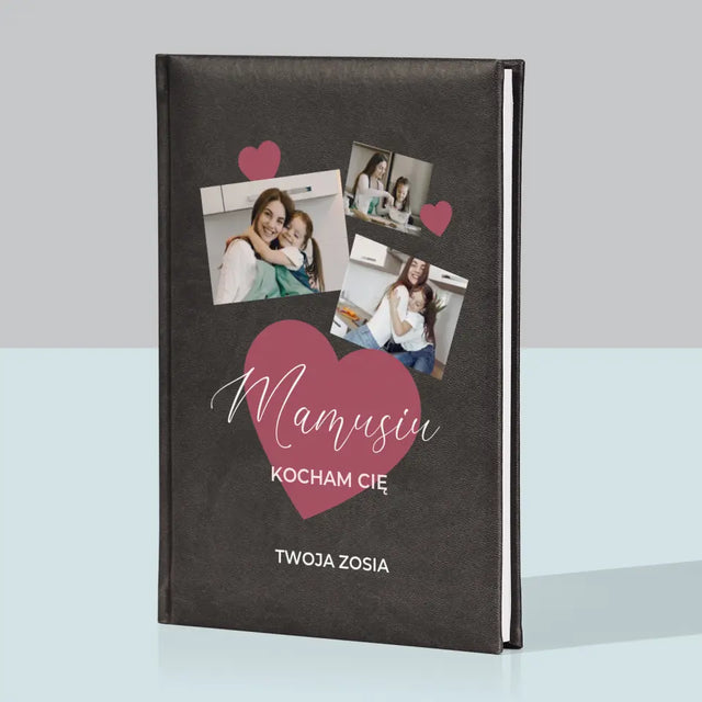 Fotokolaż: Mamusia - Notes Książkowy z Nadrukiem