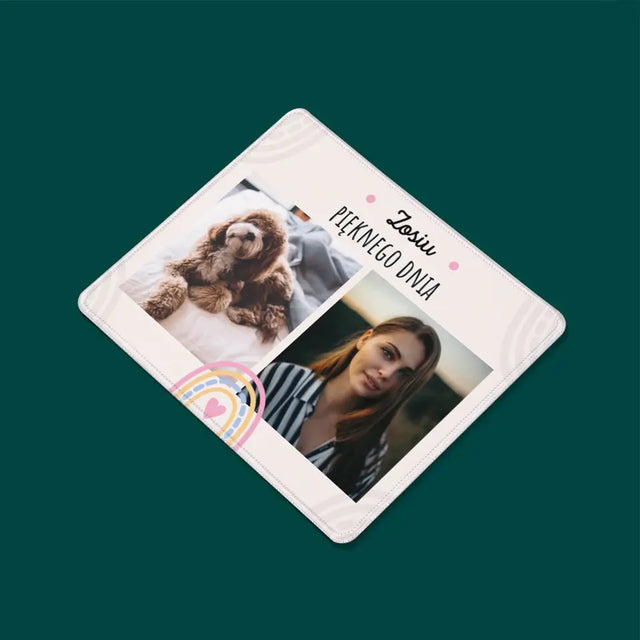 Fotokolaż: Pięknego Dnia - Podkładka Pod Myszkę