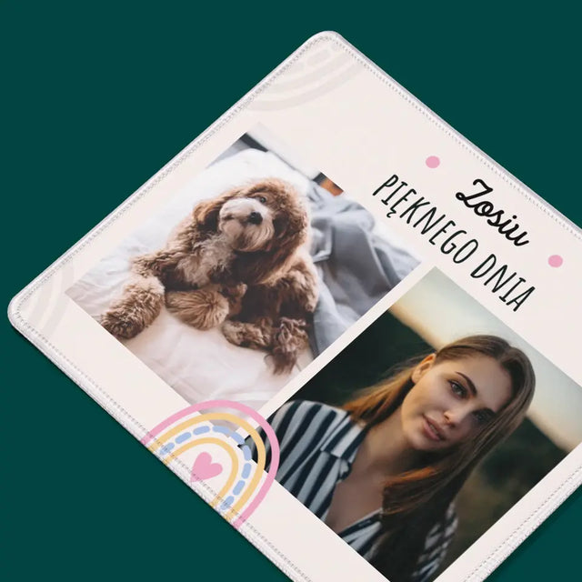 Fotokolaż: Pięknego Dnia - Podkładka Pod Myszkę