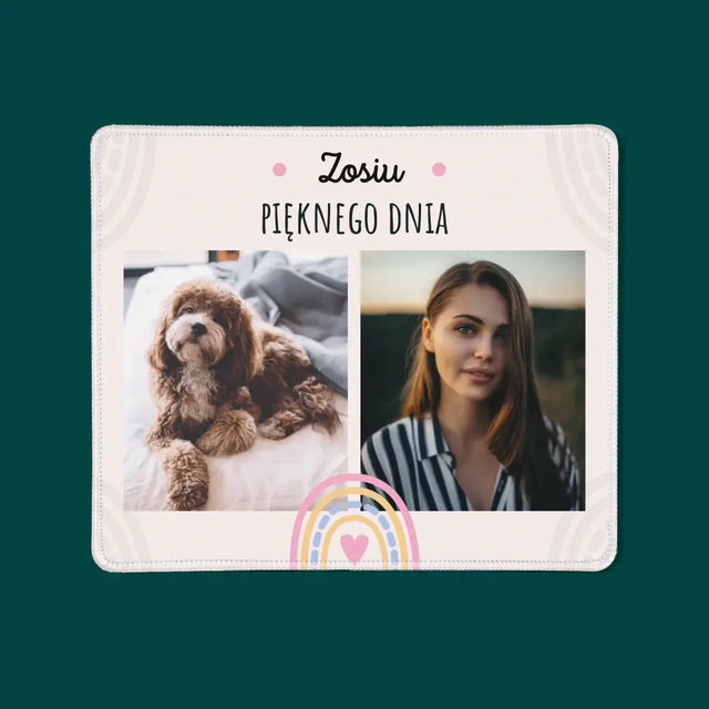 Fotokolaż: Pięknego Dnia - Podkładka Pod Myszkę
