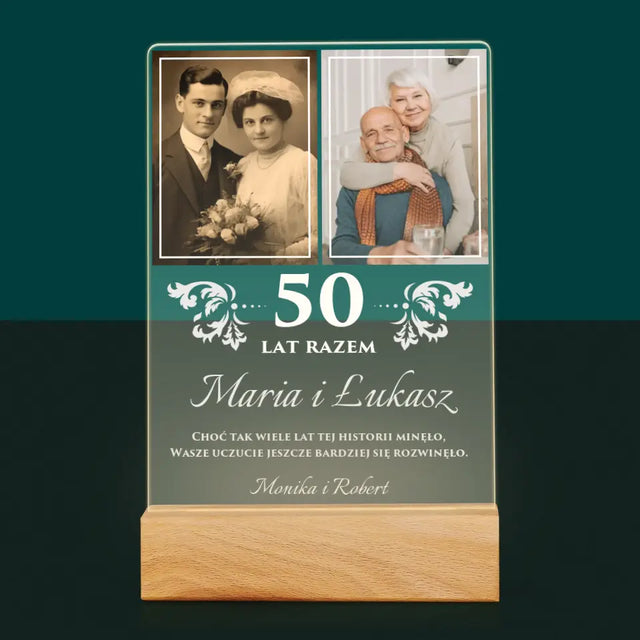 Fotokolaż: Razem Przez Lata - Wydruk Na Szkle Akrylowym