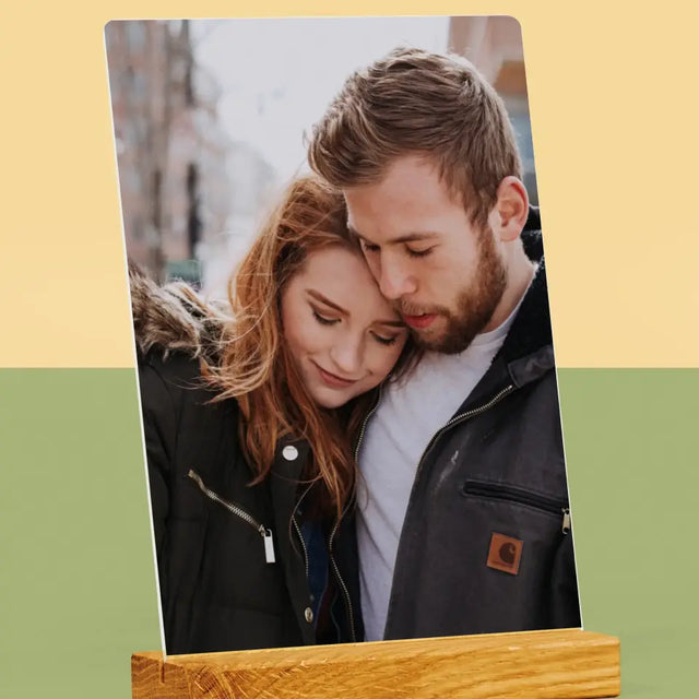 Zdjęcie i Podpis: Twoje Zdjęcie - Wydruk Na Szkle Akrylowym