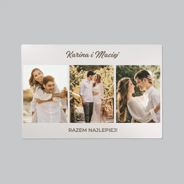 Fotokolaż: Razem Najlepiej - Podkładka Na Biurko