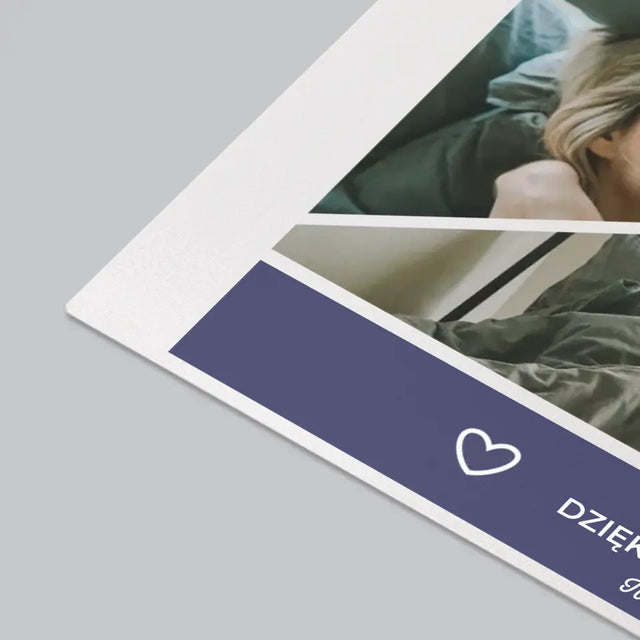 Fotokolaż: Dziękuję, Że Jesteś - Podkładka Na Biurko