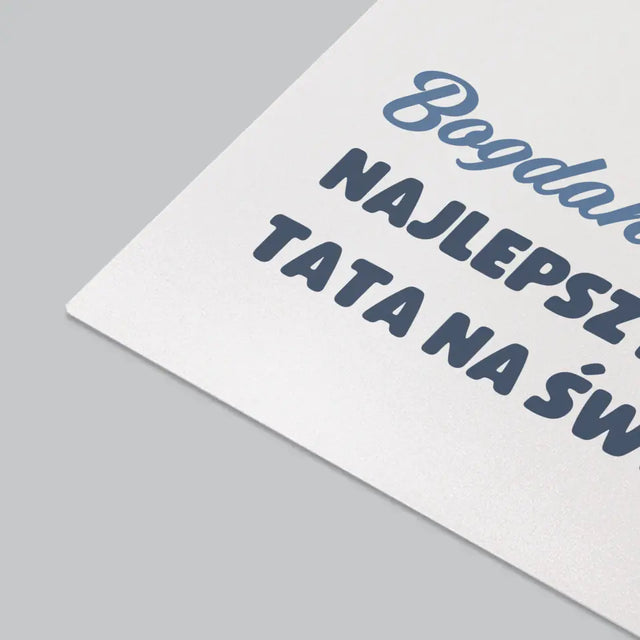 Fotokolaż: Najlepszy Tata Na Świecie - Podkładka Na Biurko