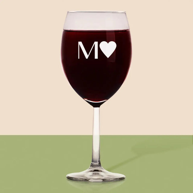 Monogram: Monogram Serce - Kieliszek Do Wina