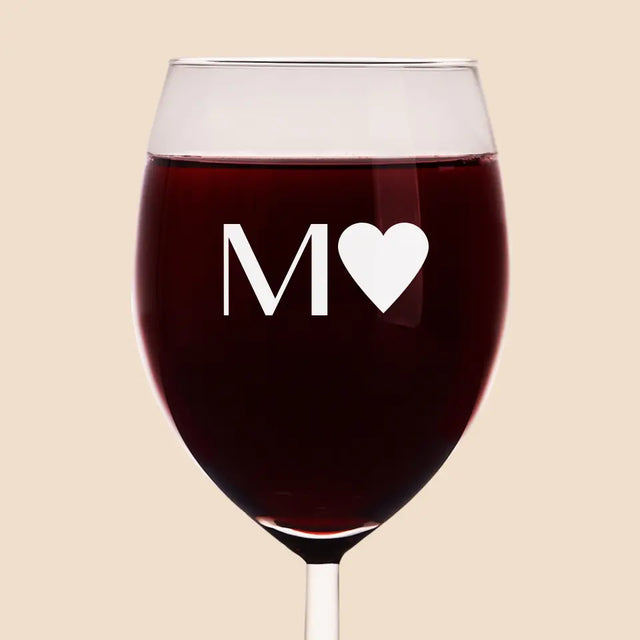 Monogram: Monogram Serce - Kieliszek Do Wina