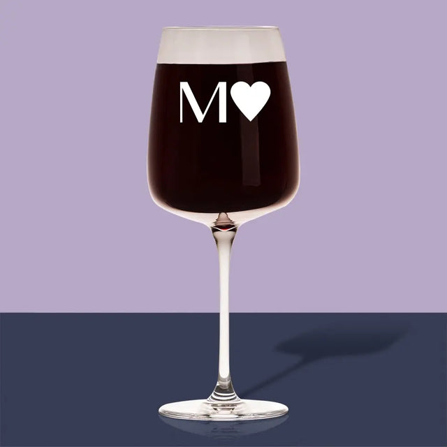 Monogram: Monogram Serce - Kieliszek Do Wina