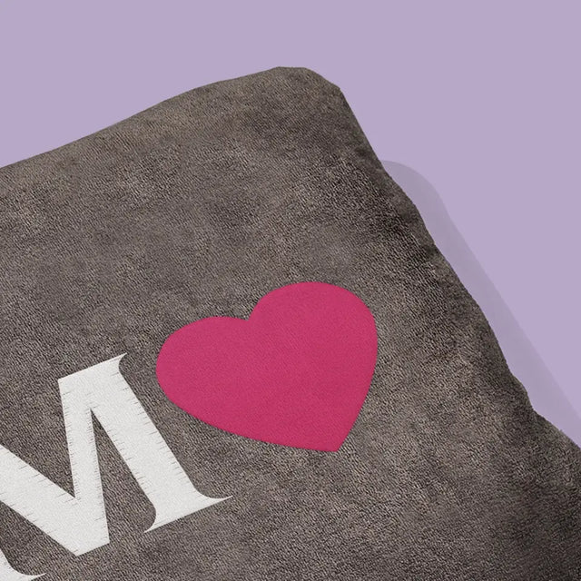 Monogram: Monogram Serce - Koc z Haftem