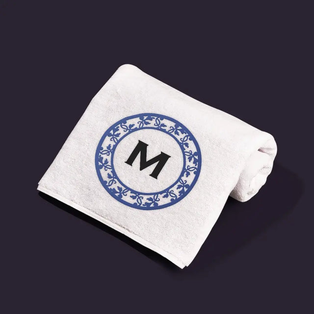 Monogram: Monogram Ramka Ornamenty - Ręcznik