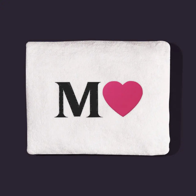 Monogram: Monogram Serce - Ręcznik