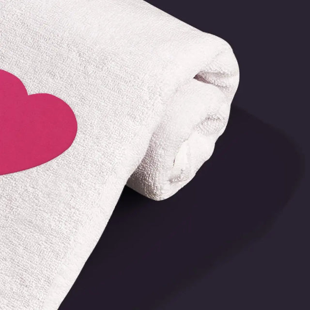 Monogram: Monogram Serce - Ręcznik