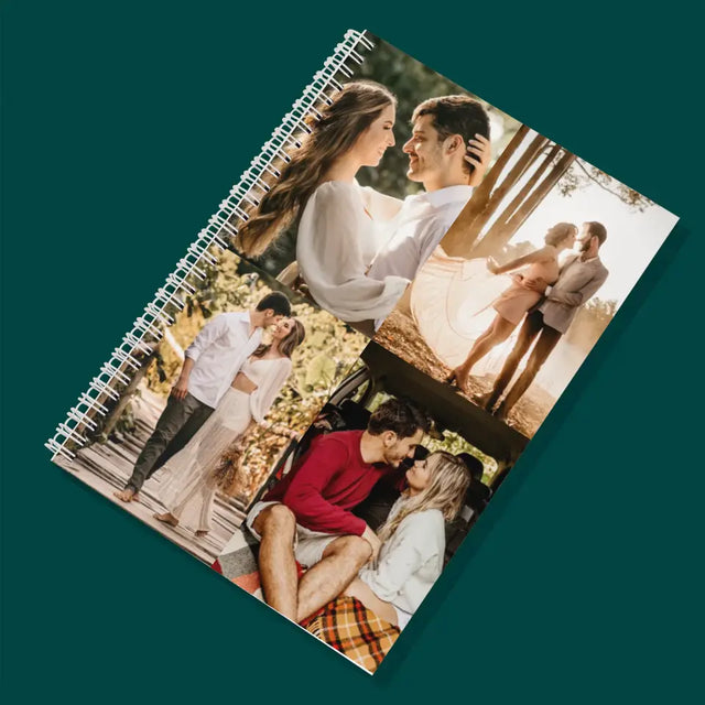 Fotokolaż: 4 Zdjęcia - Planer Dzienny z Nadrukiem