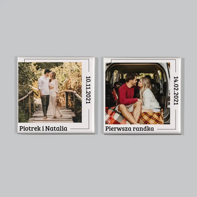 Nasza Historia: Nasze Momenty - Zestaw Magnesów