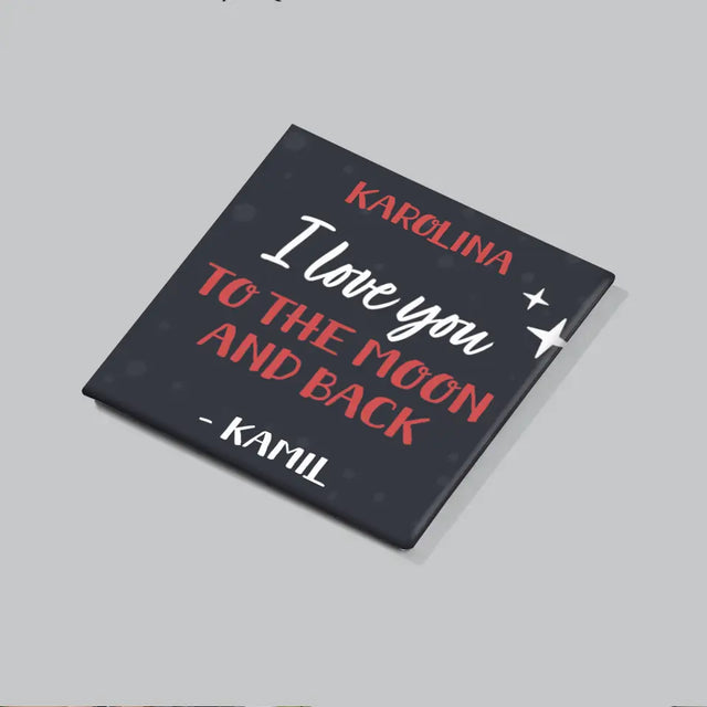 Fotokolaż: To The Moon And Back - Zestaw Magnesów