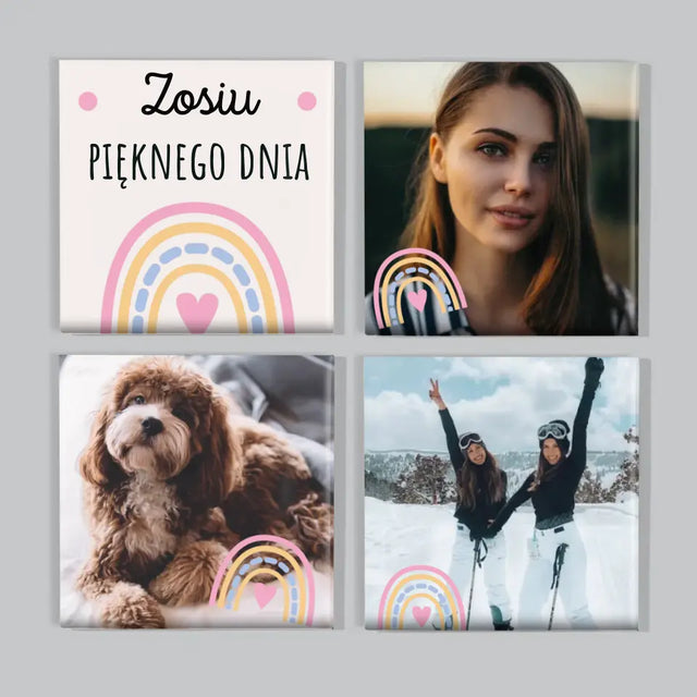 Fotokolaż: Pięknego Dnia - Zestaw Magnesów