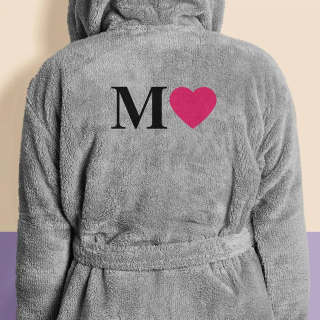 Monogram: Monogram Serce - Szlafrok z Haftem