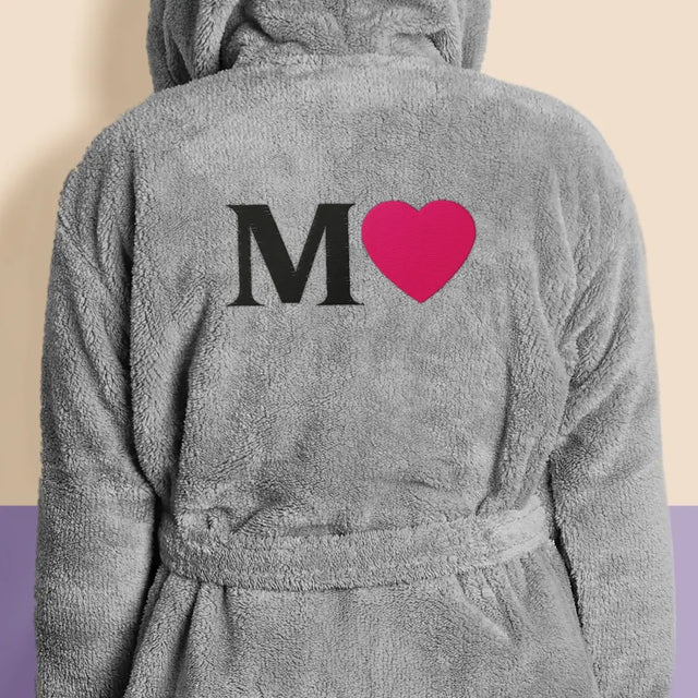 Monogram: Monogram Serce - Szlafrok z Haftem