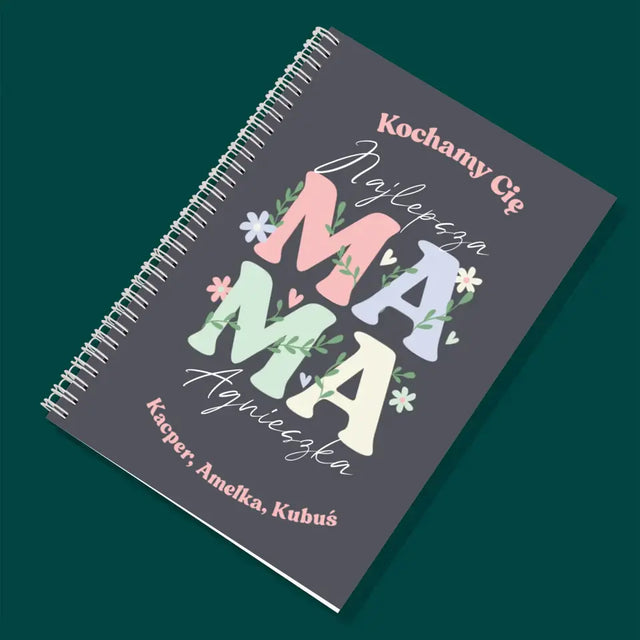 Monogram: Mama Listki - Planer Dzienny z Nadrukiem