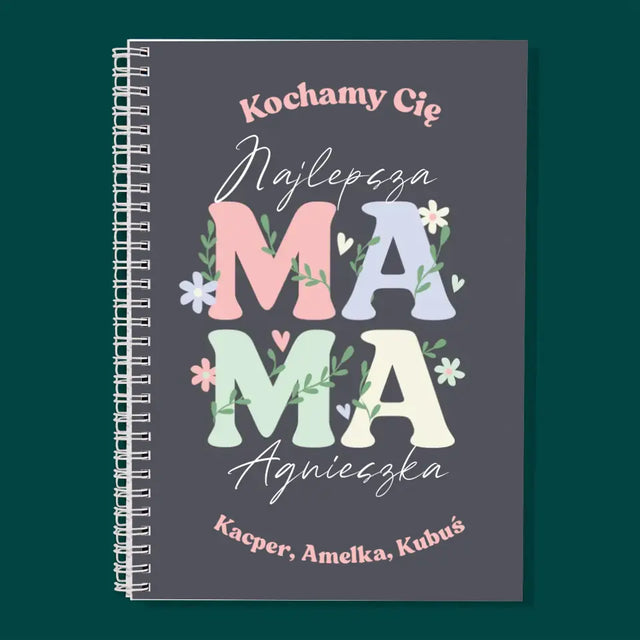 Monogram: Mama Listki - Planer Dzienny z Nadrukiem