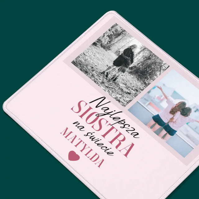 Fotokolaż: Najlepsza Siostra - Podkładka Pod Myszkę