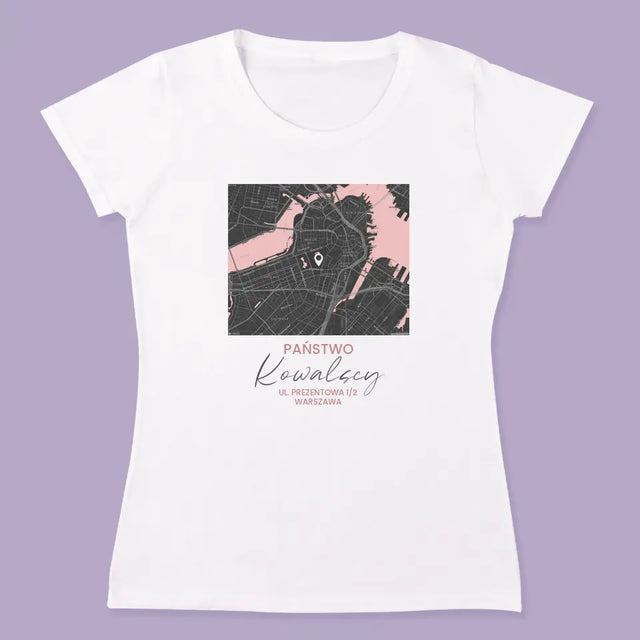Mapa Miasta: Państwo - Koszulki Dla Par